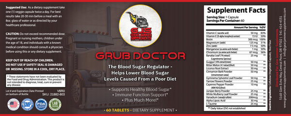 Grub Doctor - 2 Month's Supply